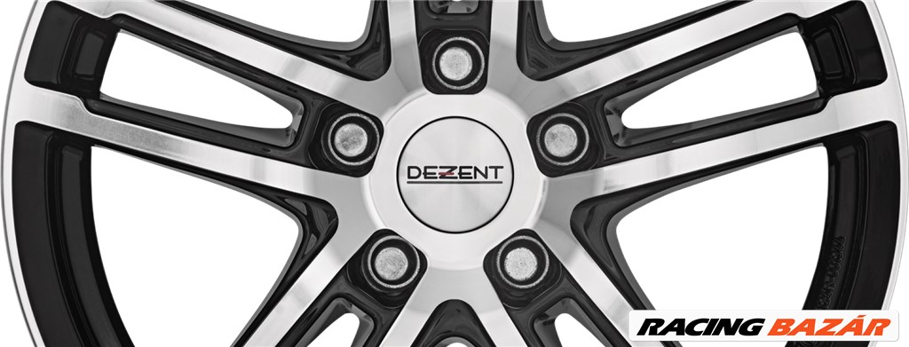 R15 5x114,3 (71,6) Dezent TZ DARK Black Polished 6J ET48 NEW - 350 EUR 6. kép