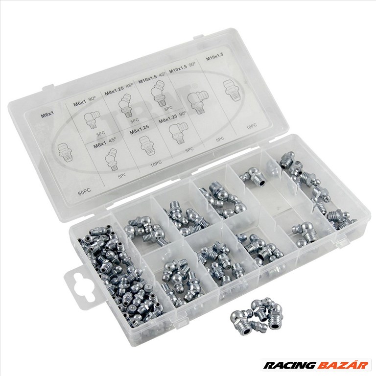 JBM Metrikus zsírzófej készlet, 110db - JBM53359 1. kép