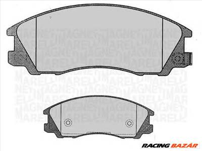 MAGNETI MARELLI 363916060472 - fékbetét HYUNDAI HYUNDAI (HUATAI)