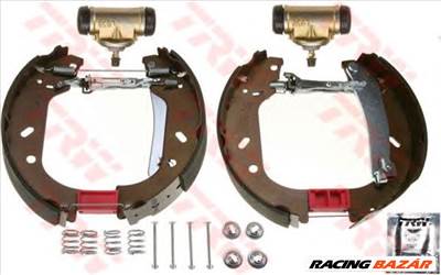 TRW GSK1224 - fékpofakészlet CITROËN FIAT LANCIA PEUGEOT