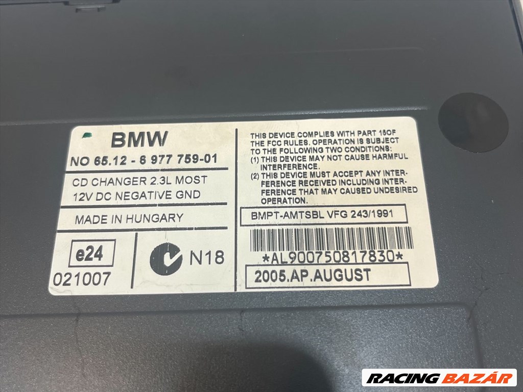 BMW E90 E91 E92 E93 CD/DVD tár  2. kép