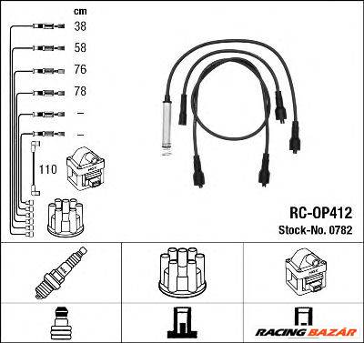NGK 0782 - gyújtókábel szett OPEL VAUXHALL