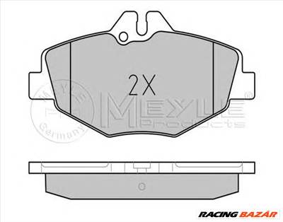 MEYLE 025 237 4320-1/PD - fékbetét MERCEDES-BENZ MERCEDES-BENZ (BBDC)