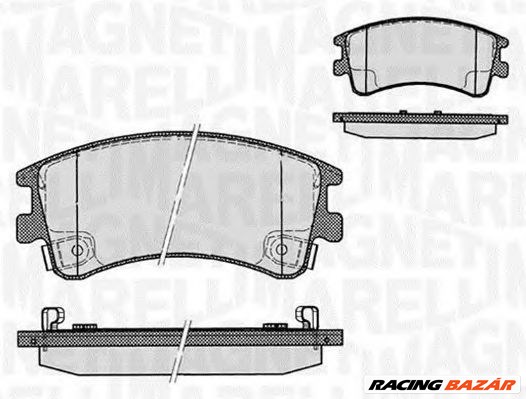 MAGNETI MARELLI 363916060295 - fékbetét MAZDA 1. kép