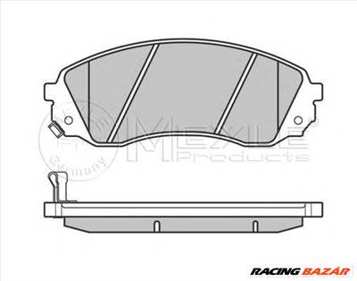 MEYLE 025 245 9717/W - fékbetét HYUNDAI KIA MG