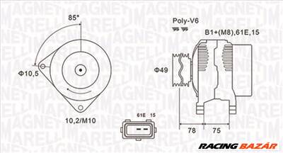 MAGNETI MARELLI 063731591010 - generátor BMW