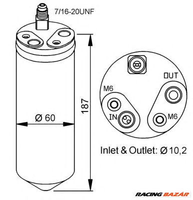 NRF 33152 - klíma szárítószűrő FIAT 1. kép
