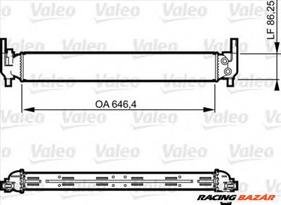 VALEO 735310 - Vízhűtő (Hűtőradiátor) AUDI SEAT SKODA VW