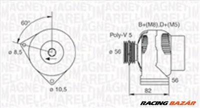 MAGNETI MARELLI 063731305010 - generátor CITROËN FIAT PEUGEOT