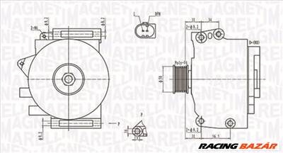 MAGNETI MARELLI 063731701010 - generátor MERCEDES-BENZ