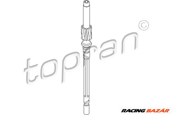 TOPRAN 107 535 - sebességmérő bowden AUDI SEAT SKODA VW 1. kép