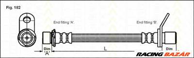 TRISCAN 8150 13221 - fékcső TOYOTA