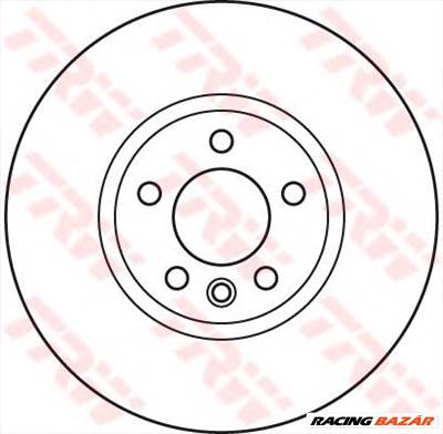 TRW DF6124S - féktárcsa VW