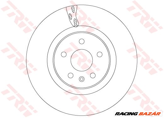TRW DF6700S - féktárcsa TESLA 1. kép