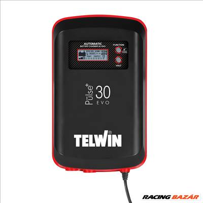 Telwin Akkumulátor töltő és csepptöltő Pulse 30 Evo 230V 12V/24V - 807610