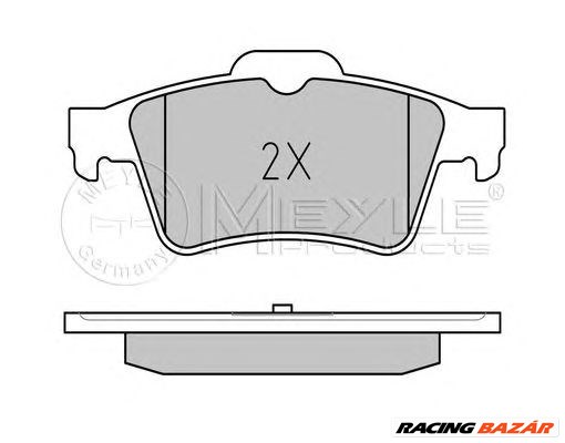 MEYLE 025 241 3716 - fékbetét CITROËN FORD FORD (CHANGAN) JAGUAR MAZDA OPEL PEUGEOT RENAULT SAAB VAU 1. kép