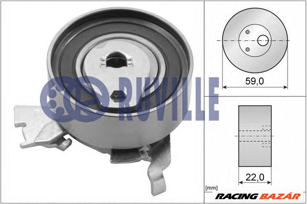 RUVILLE 55315 - vezérműszíj feszítő CHEVROLET CHEVROLET (SGM) DAEWOO HOLDEN OPEL VAUXHALL 1. kép