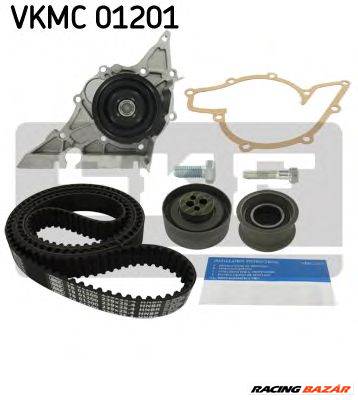 SKF VKMC 01201 - Vízpumpa + fogasszíj készlet AUDI