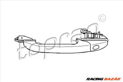 TOPRAN 107 536 - ajtófogantyú VW
