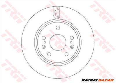 TRW DF6703 - féktárcsa SUZUKI