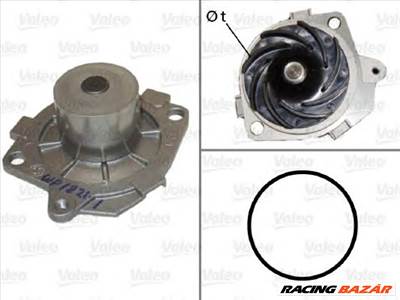 VALEO 506590 - vízpumpa ALFA ROMEO CADILLAC FIAT LANCIA OPEL SAAB SUZUKI VAUXHALL