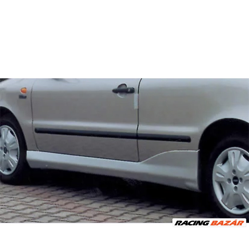Fiat Bravo küszöb spoiler párban M9616 fekete ABS 2. kép
