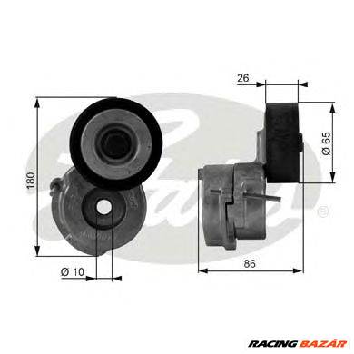 GATES T38440 - hosszbordásszíj feszítőgörgő ALFA ROMEO CHEVROLET FIAT OPEL SUBARU SUZUKI VAUXHALL