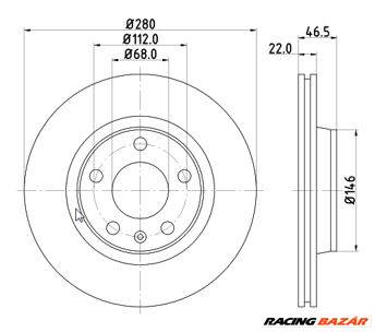 MTR 12108577 - féktárcsa AUDI SEAT VW