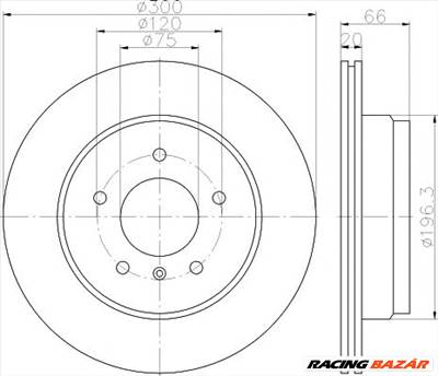 TEXTAR 92239703 - féktárcsa BMW BMW (BRILLIANCE)