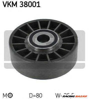 SKF VKM 38001 - hosszbordásszíj feszítőgörgő BMW DAEWOO MERCEDES-BENZ VW