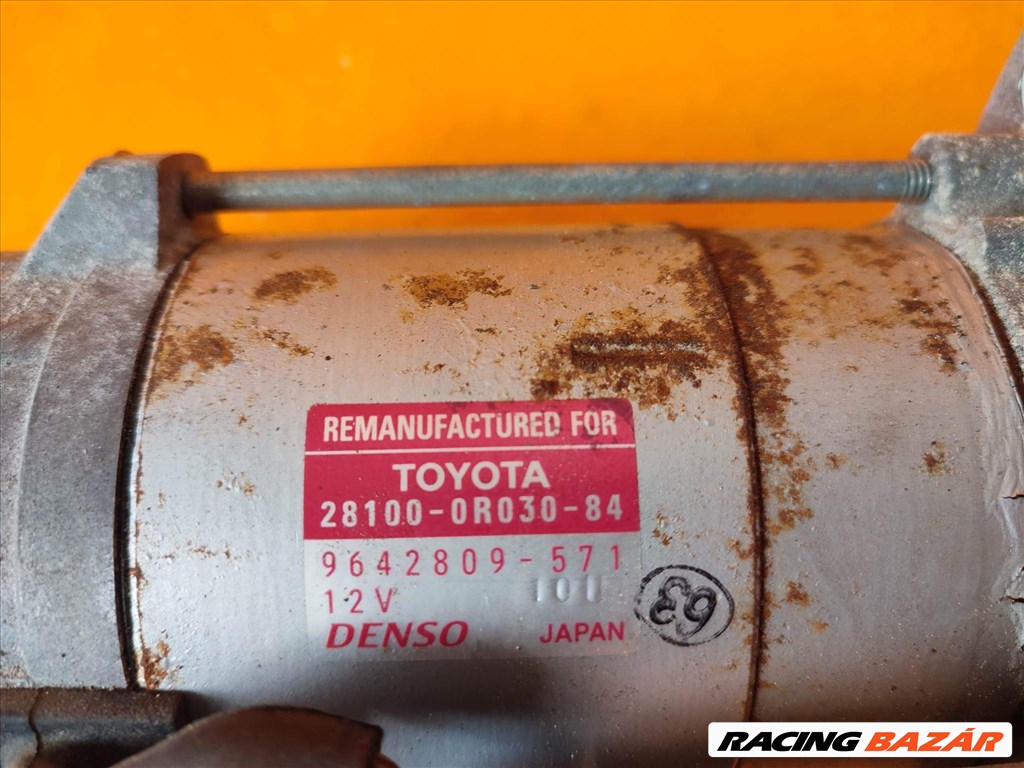 Toyota Avensis (T250) 2.2 D-4D önindító  281000r030 3. kép