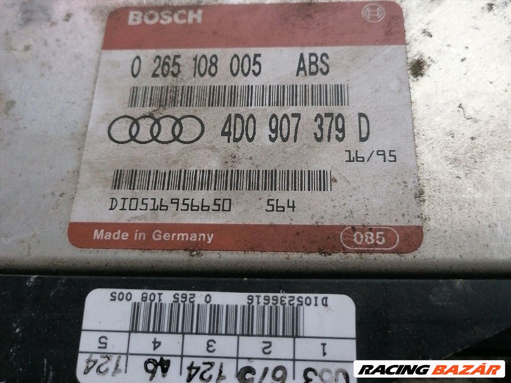 AUDI A4 B5 ABS Elektronika bosch0265108005-4d0907379d 2. kép