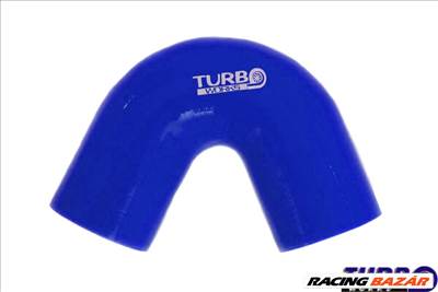 Szilikon könyök TurboWorks Kék 135 fok 51mm
