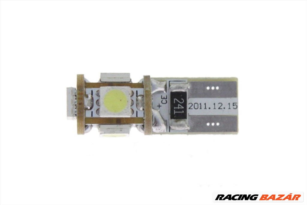 Izzó LED T10 5SMD Chip 1. kép
