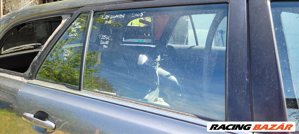 Toyota Avensis (T250) Lejáró üveg oldalüveg ajtóüveg 3. kép