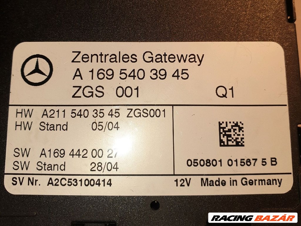 MERCEDES-BENZ A-CLASS Gateway Elektronika mercedesa1695403945-mercedesa2115403545 2. kép