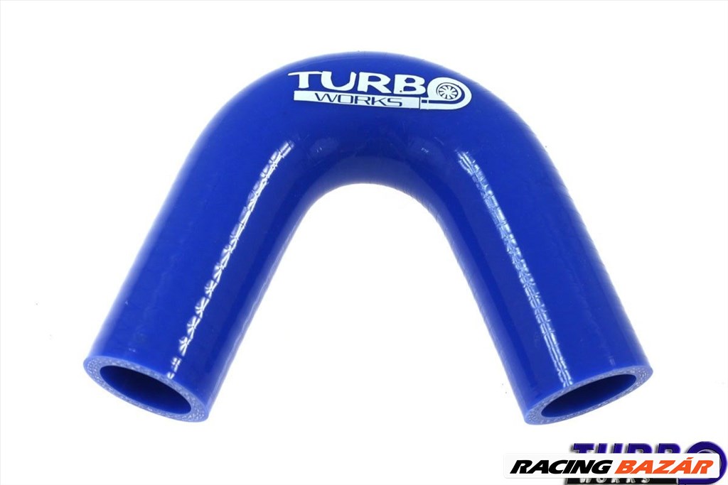 Szilikon könyök TurboWorks Kék 135 fok 35mm 1. kép