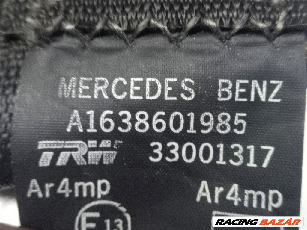 MERCEDES-BENZ M-CLASS Bal hátsó Biztonsági Öv mercedesa1638601985-trw33001317 3. kép