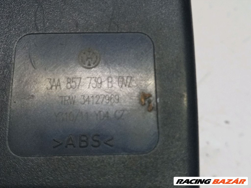 VW PASSAT B7 Hátsó középső Biztonsági Öv Csat 3aa857739b 3. kép