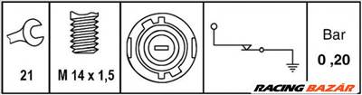 HELLA 6ZL 009 600-051 - olajnyomás kapcsoló DACIA NISSAN OPEL RENAULT VAUXHALL