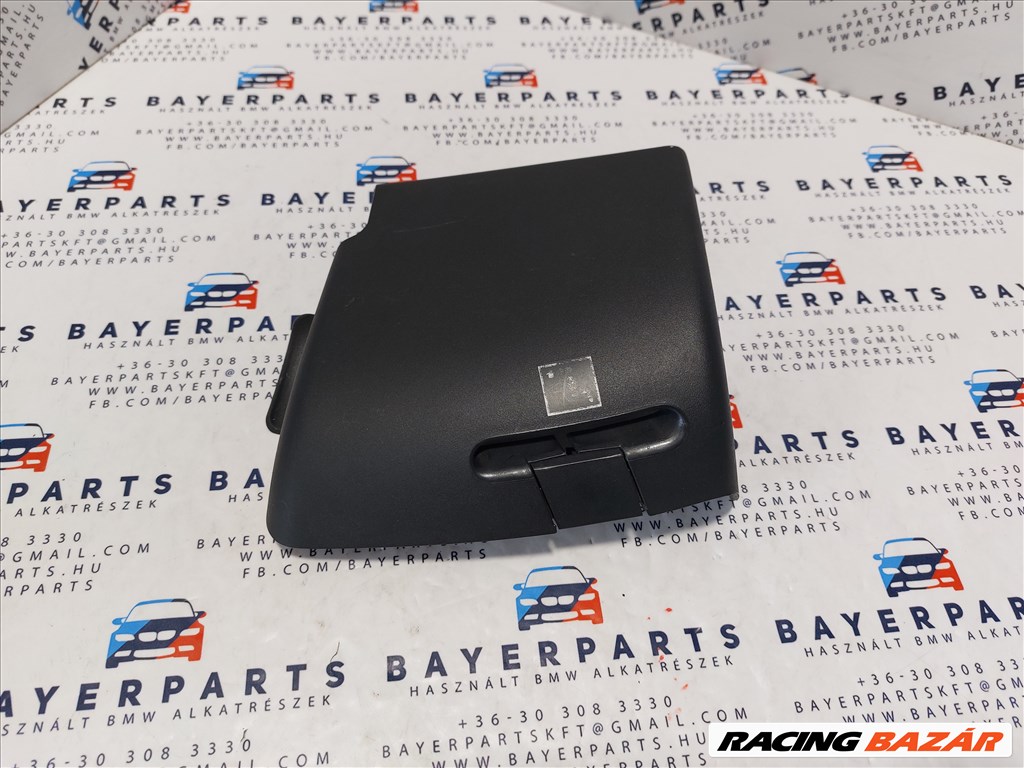 Bmw E46 compact fekete jobb hátsó biztonsági öv csomagtér borítás burkolat (100068) 51467000100 1. kép