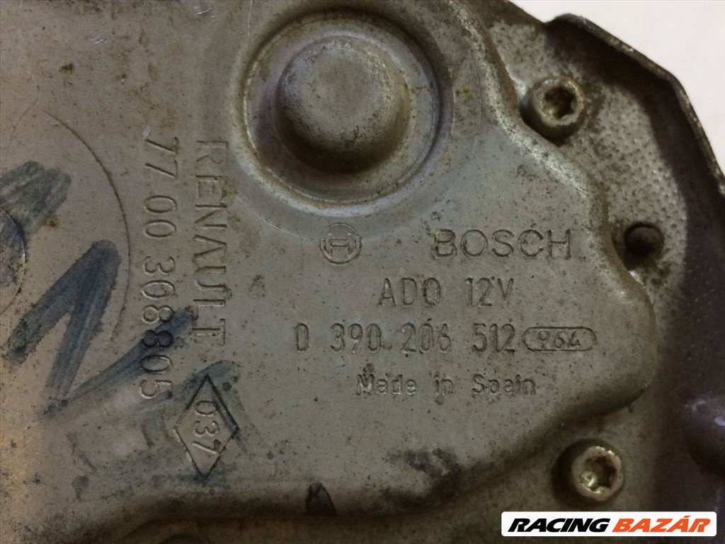 RENAULT KANGOO Hátsó Ablaktörlő Motor bosch0390206512-renault7700308805 3. kép