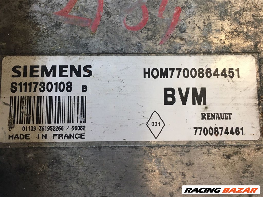 RENAULT MEGANE I Motorvezérlő siemenss111730108-hom7700864451 4. kép