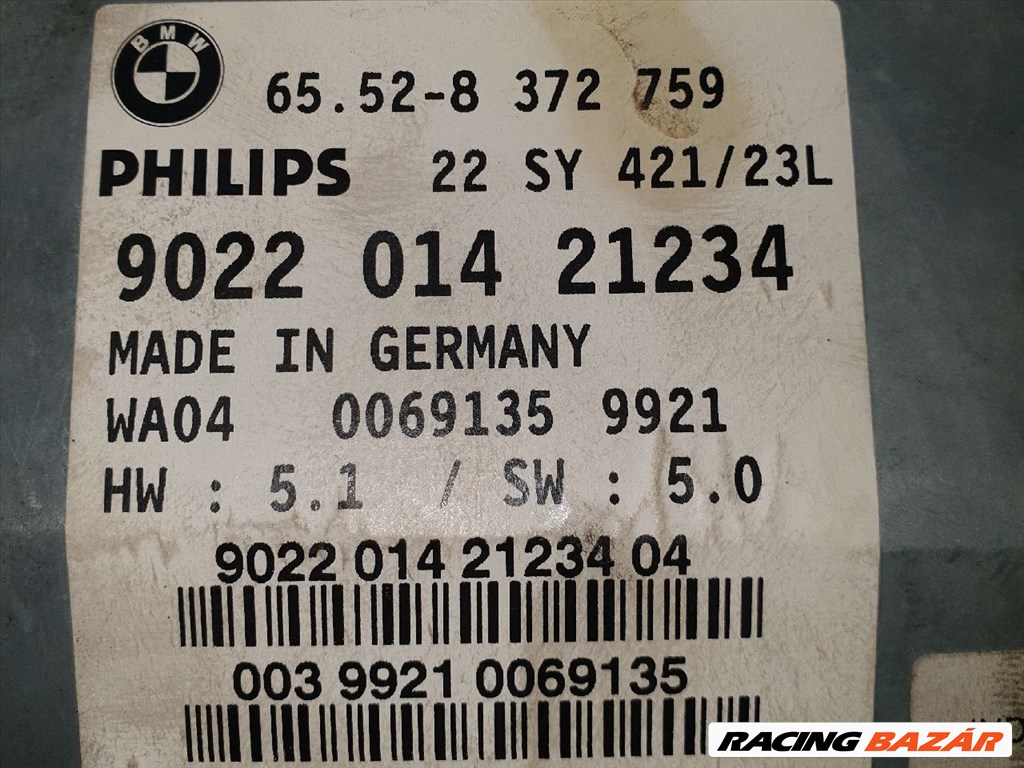 BMW 5 E39 Multimédia Vezérlő bmw65528374914b-philips311232854131 2. kép