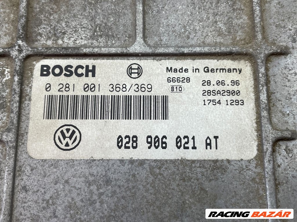 VW PASSAT B3 B4 Motorvezérlő -0281001368-028906021at 3. kép