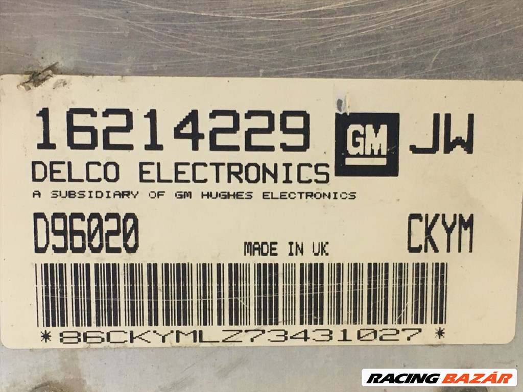 OPEL ASTRA F Motorvezérlő gm16214229-delcoelectronicsd96020 3. kép