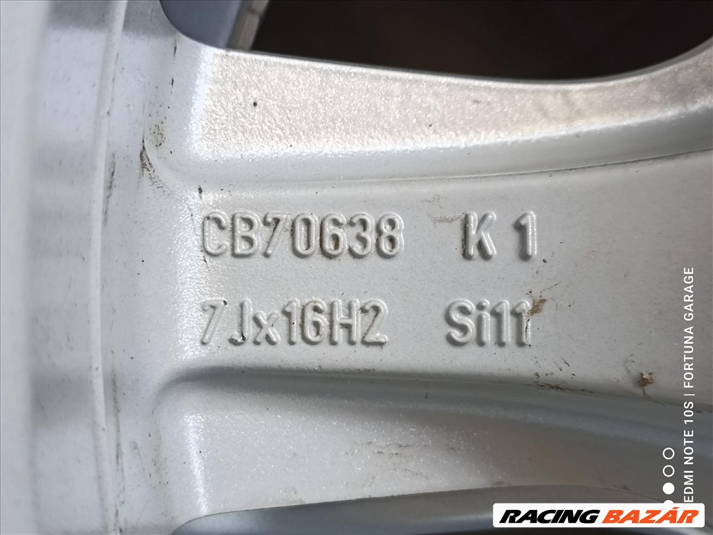  5x120 16" Borbet CB70 használt alufelni garnitúra 8. kép