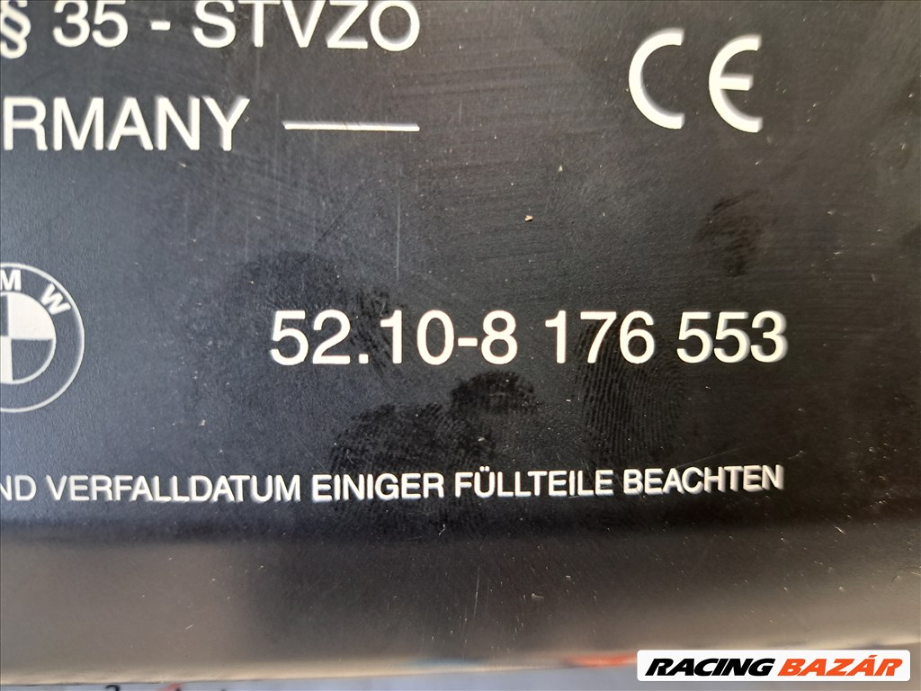 BMW E39 fekete gyári EÜ elsősegély doboz láda felszerelés eladó (090155) 52108176553 3. kép