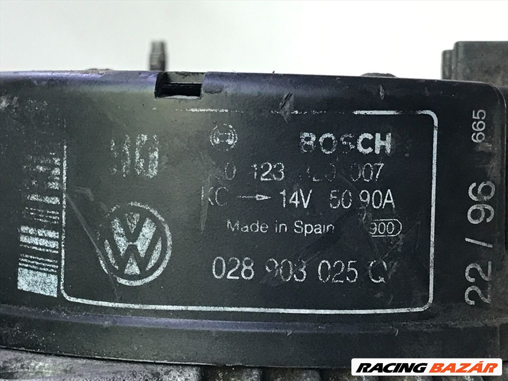 VW POLO III Generátor bosch0123320007-028903025q 5. kép