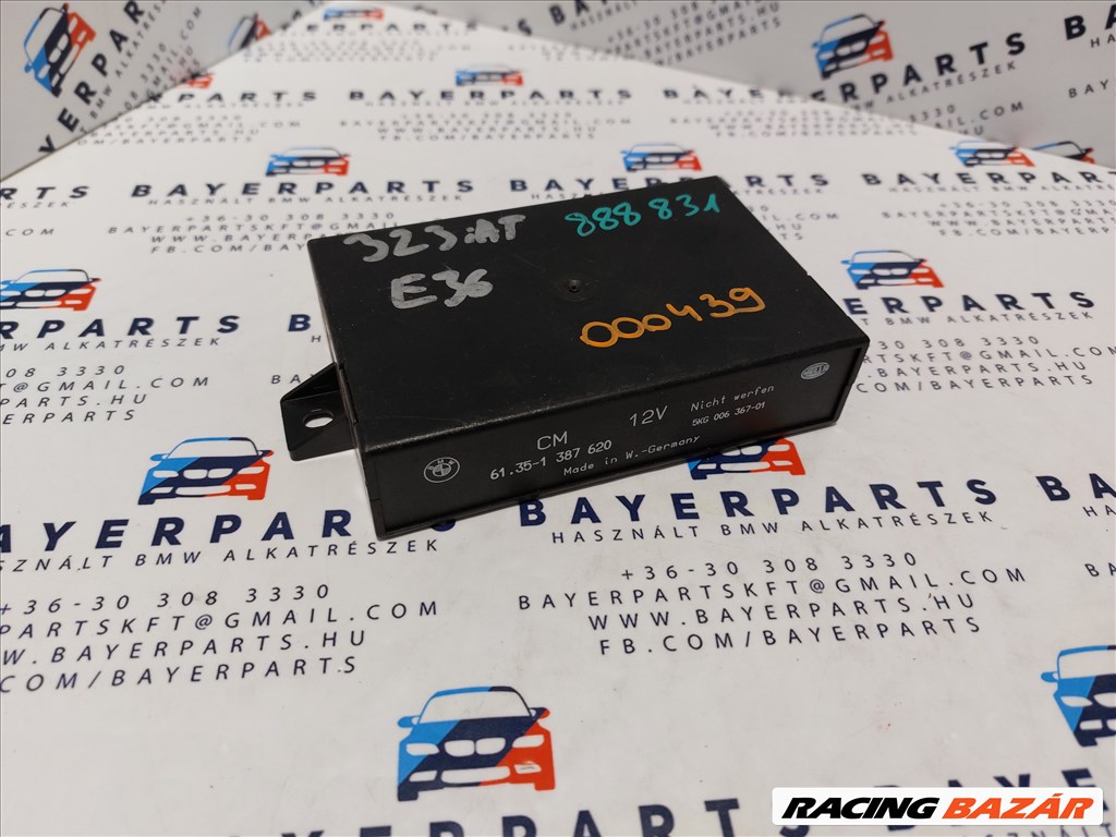 BMW E36 CM check control kontrol modul kompfort vezérlő elektronika (888831) 61351387620 1. kép